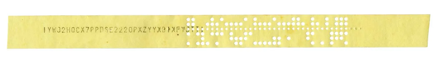 Fialka encrypted text