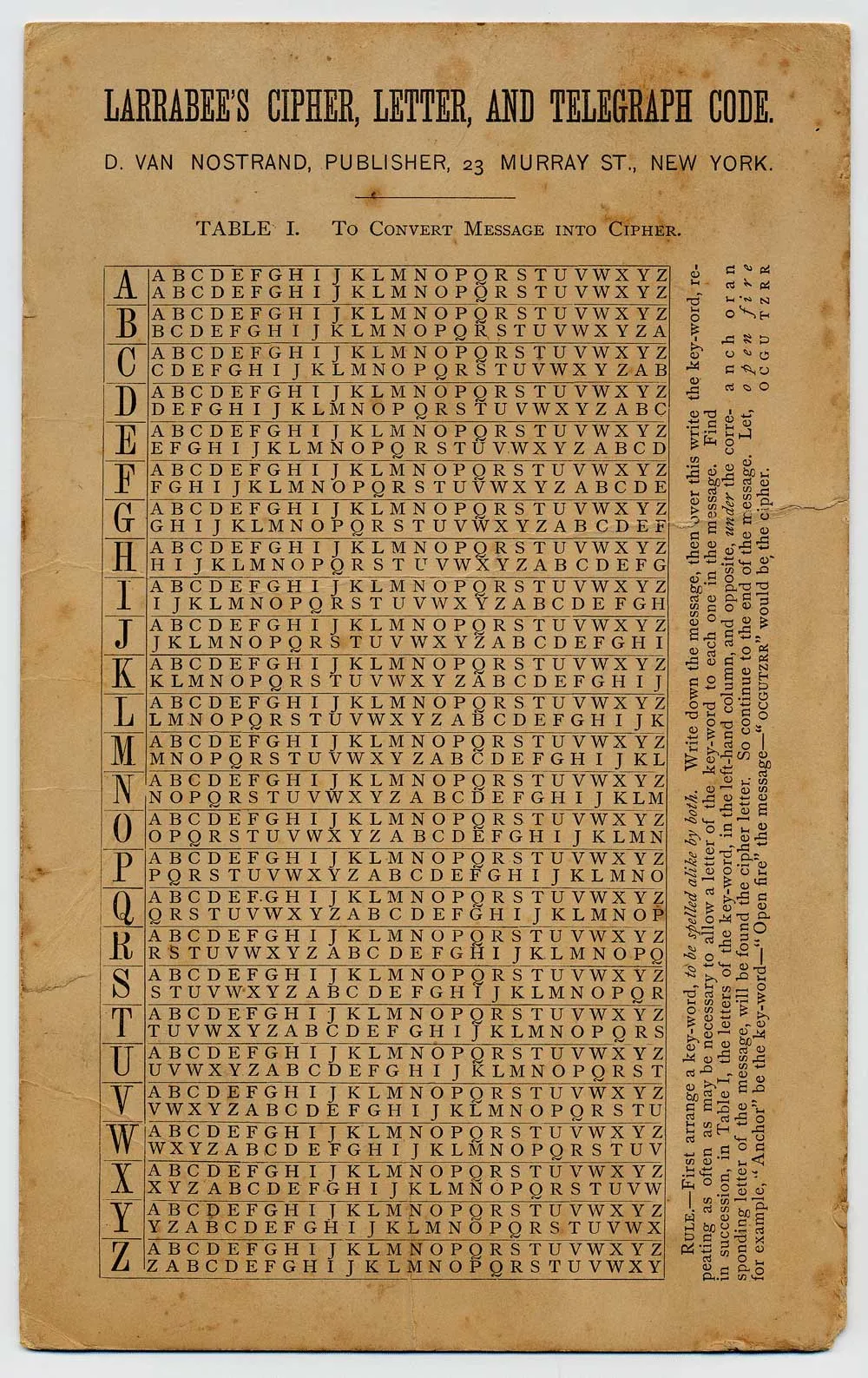 Larrabee Cipher photograph 1