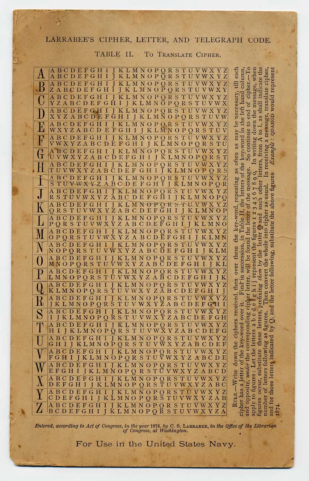 Larrabee Cipher photograph 2